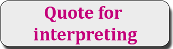 Quote for interpreting